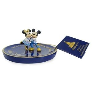 Mickey & Minnie Mouse Trinket Tray - Walt Disney World 50th Anniversary